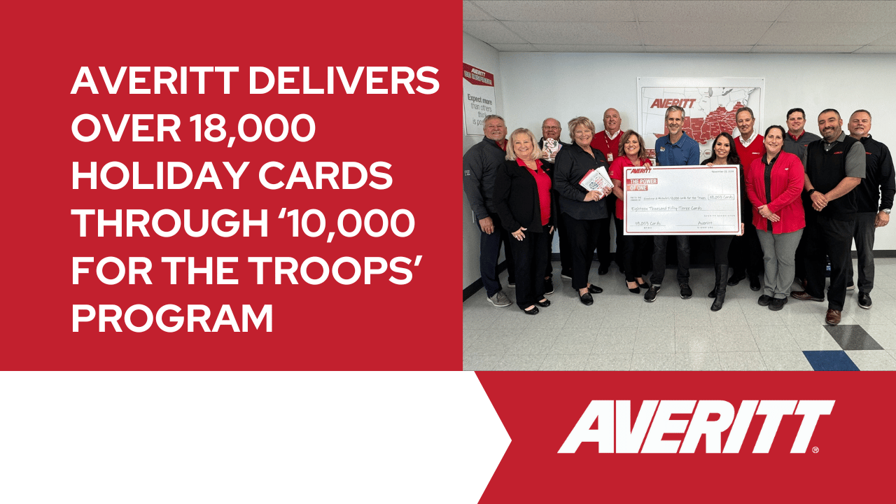 Averitt Delivers Over 18,000 Holiday Cards Through ‘10,000 for the